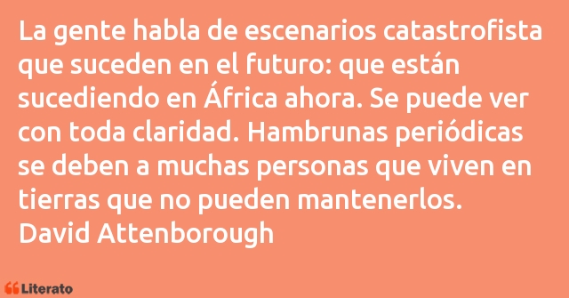 Frases de David Attenborough