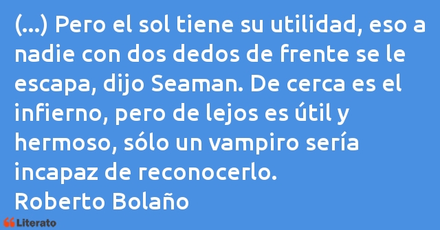 Frases de Roberto Bolaño