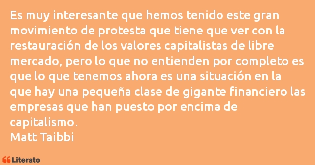 Frases de Matt Taibbi
