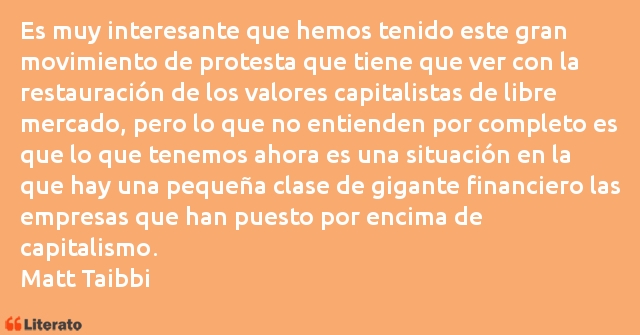 Frases de Matt Taibbi