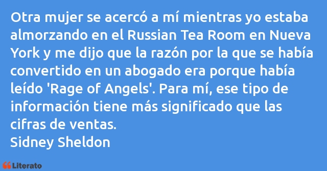 Frases de Sidney Sheldon