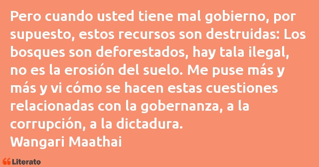 Frases de Wangari Maathai