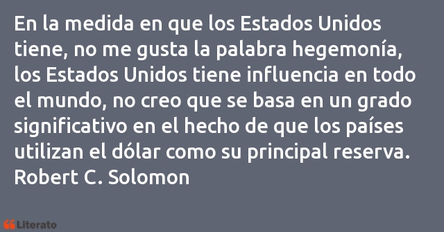 Frases de Robert C. Solomon