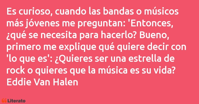 Frases de Eddie Van Halen