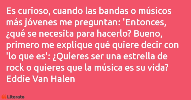 Frases de Eddie Van Halen