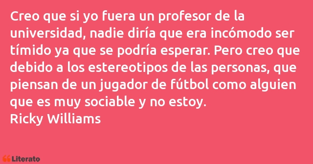 Frases de Ricky Williams