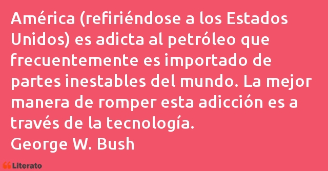 Frases de George W. Bush