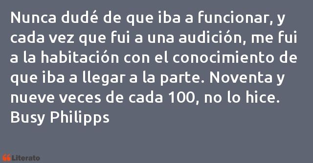 Frases de Busy Philipps