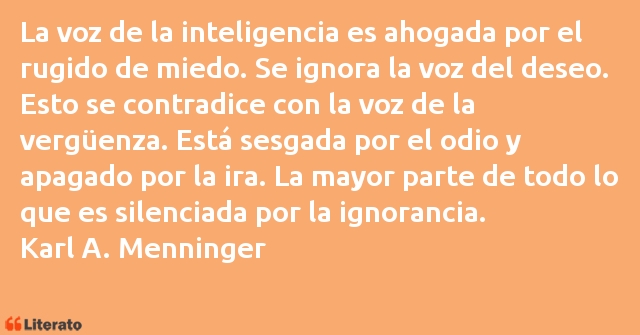 Frases de Karl A. Menninger