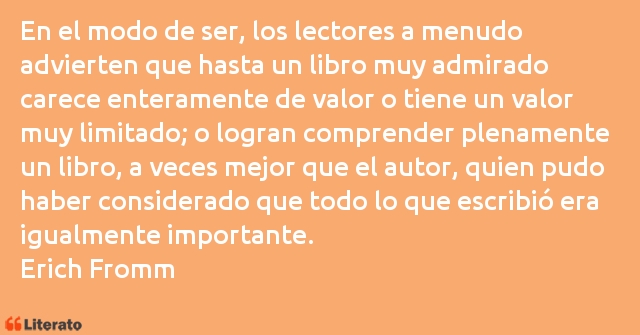 Frases de Erich Fromm