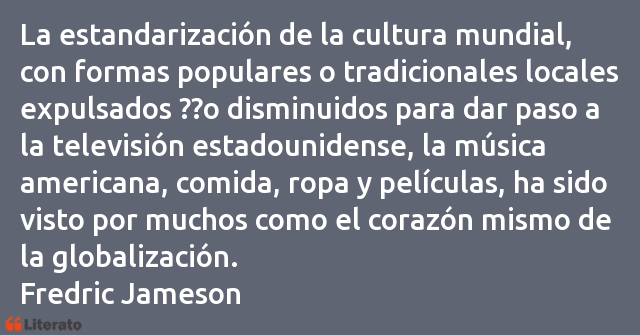 Frases de Fredric Jameson