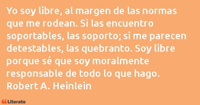 Frases de Robert A. Heinlein