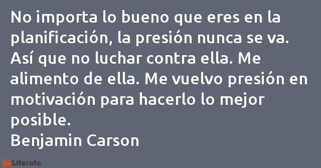 Frases de Benjamin Carson