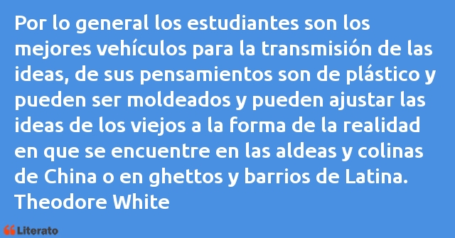 Frases de Theodore White