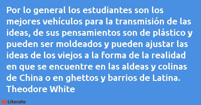 Frases de Theodore White