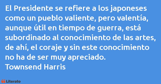 Frases de Townsend Harris