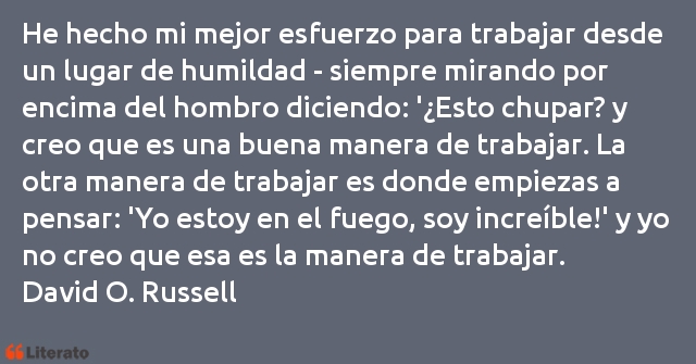 Frases de David O. Russell