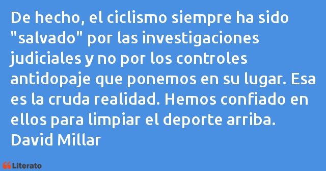 Frases de David Millar