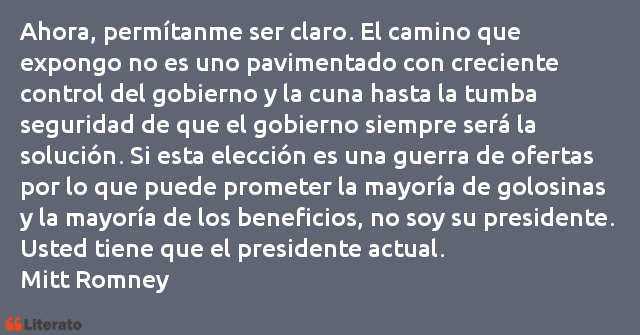 Frases de Mitt Romney