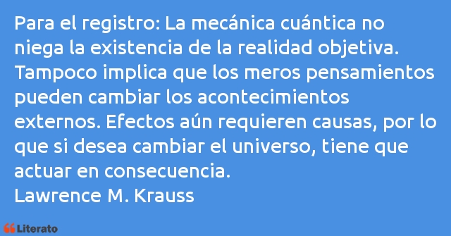 Frases de Lawrence M. Krauss