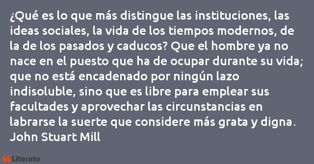 Frases de John Stuart Mill