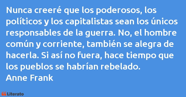 Frases de Ana Frank