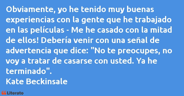 Frases de Kate Beckinsale