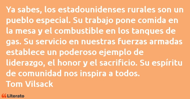 Frases de Tom Vilsack