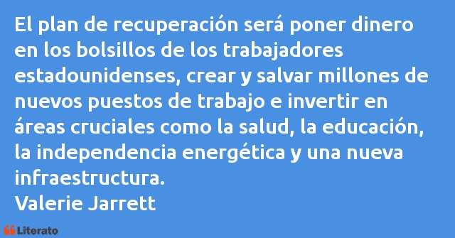 Frases de Valerie Jarrett