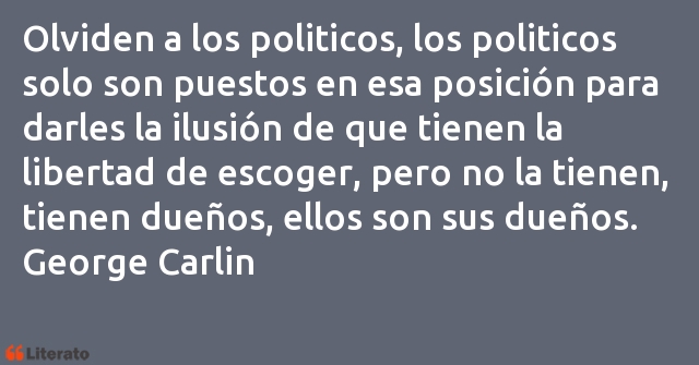 Frases de George Carlin