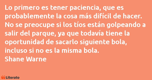 Frases de Shane Warne