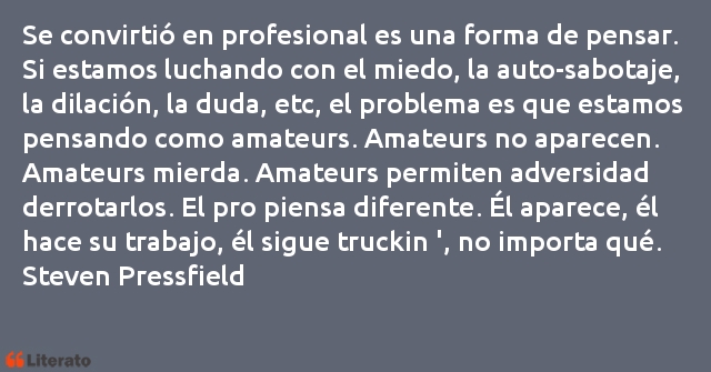 Frases de Steven Pressfield