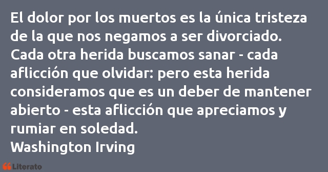 Frases de Washington Irving