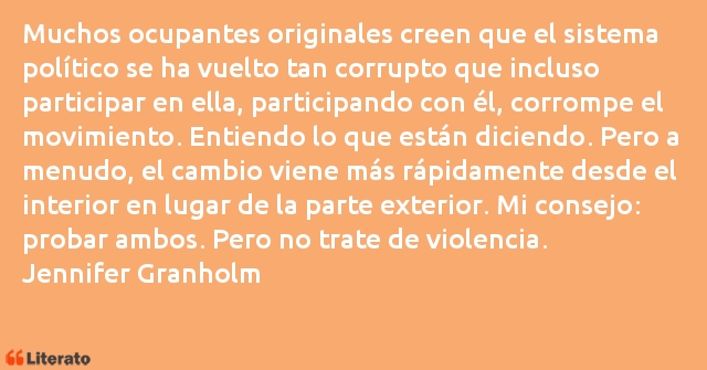 Frases de Jennifer Granholm