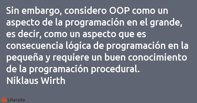 Frases de Niklaus Wirth