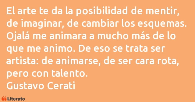 Frases de Gustavo Cerati