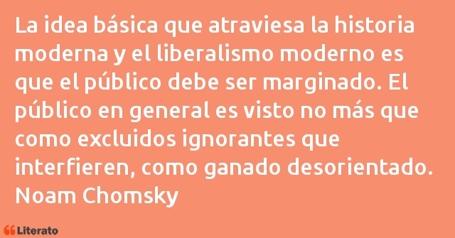 Frases de Noam Chomsky