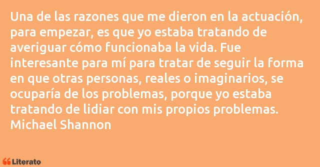 Frases de Michael Shannon