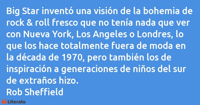 Frases de Rob Sheffield