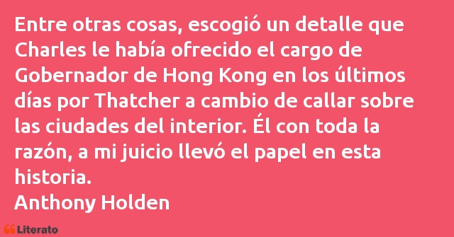 Frases de Anthony Holden