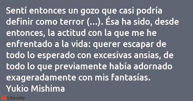 Frases de Yukio Mishima