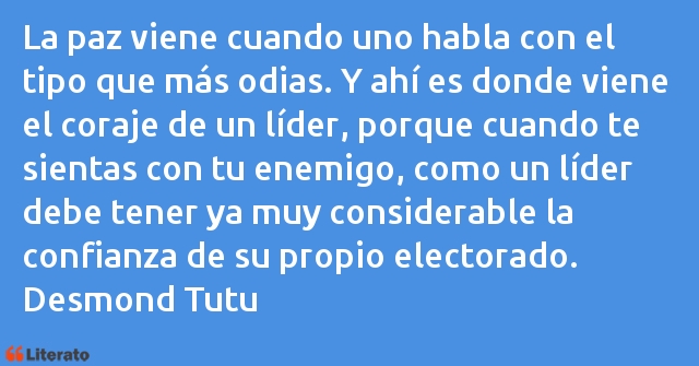 Frases de Desmond Tutu