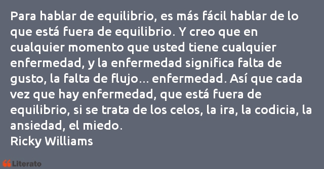 Frases de Ricky Williams