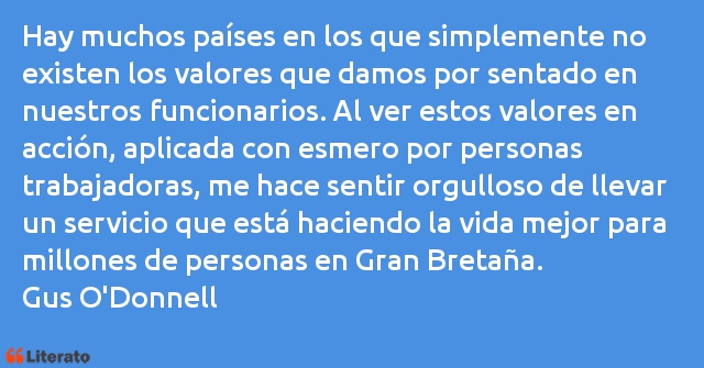 Frases de Gus O'Donnell