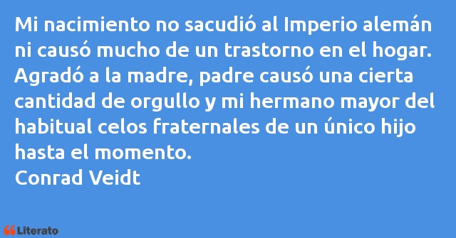 Frases de Conrad Veidt