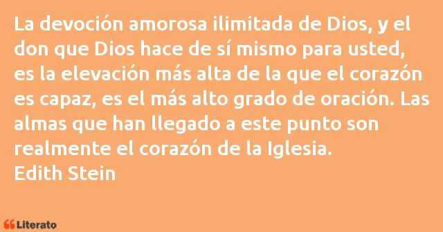 Frases de Edith Stein