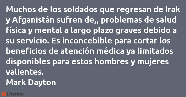 Frases de Mark Dayton