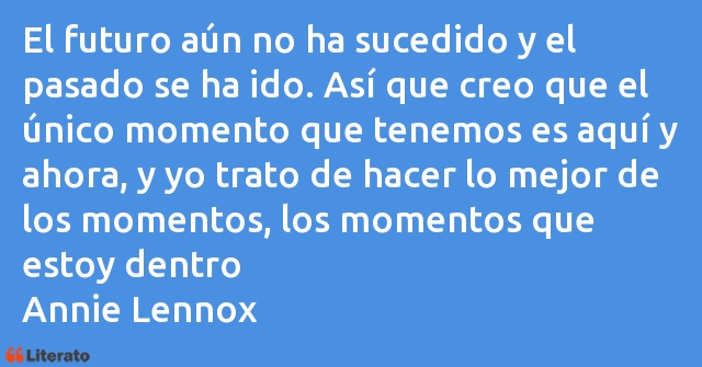 Frases de Annie Lennox