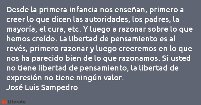 Frases de José Luis Sampedro