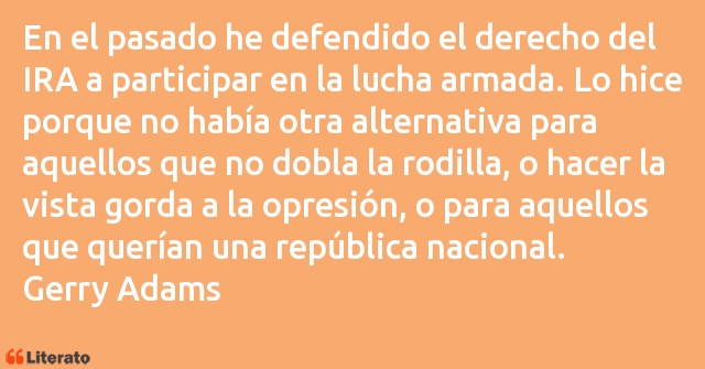 Frases de Gerry Adams